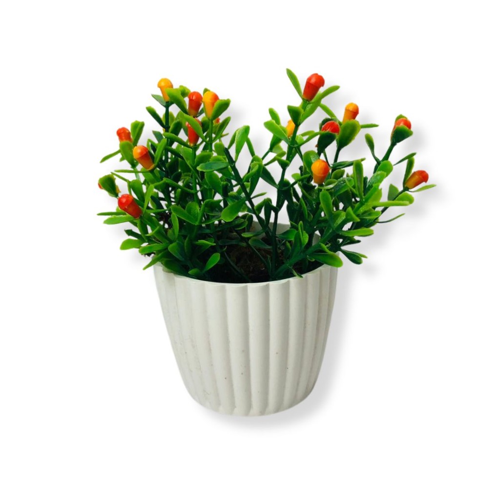 Mini Vasinhos Com Flores Artificiais Decoração p