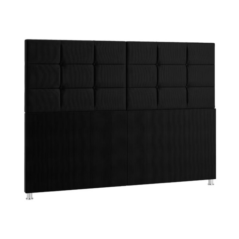 Cabeceira Estofada Com Pé De Cama Box Casal E Que