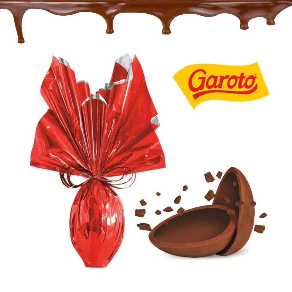 Ovo de Páscoa Ao Leite Chocolate Premium Garoto 2