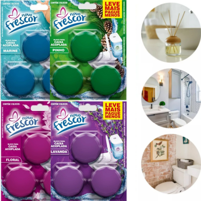 KIT C/09 ou 03 Bloco Para Caixa Acoplada Pedra San