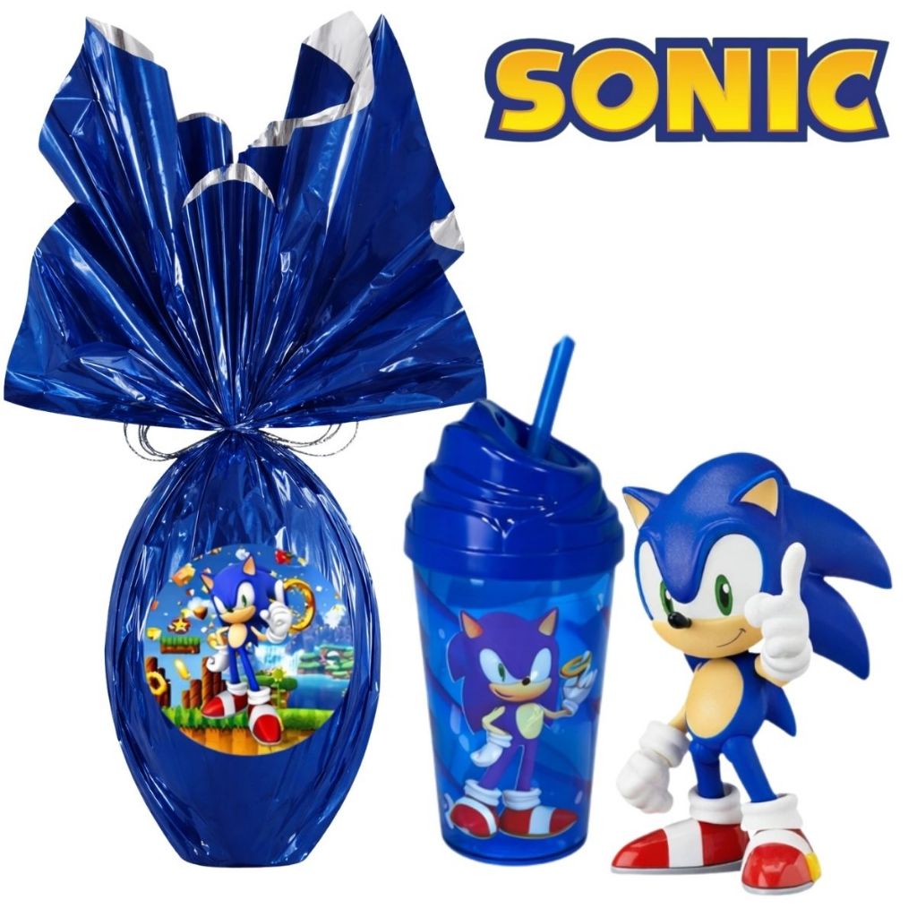 Kit Ovo de Páscoa 280g Sonic + Copo Twister 400ml
