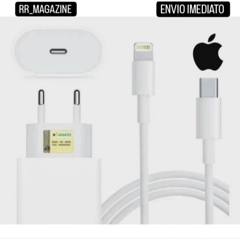 Carregador IPhone Original Completo Turbo 20w ipho