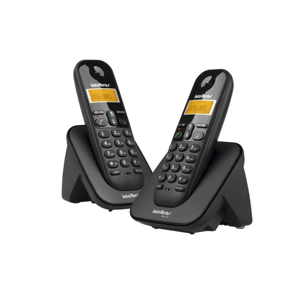 Telefone Sem Fio com Ramal e Identificador Intelbr