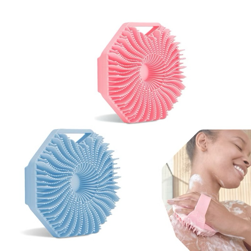 Esfregão Corporal Antibacteriano de Silicone Dupl