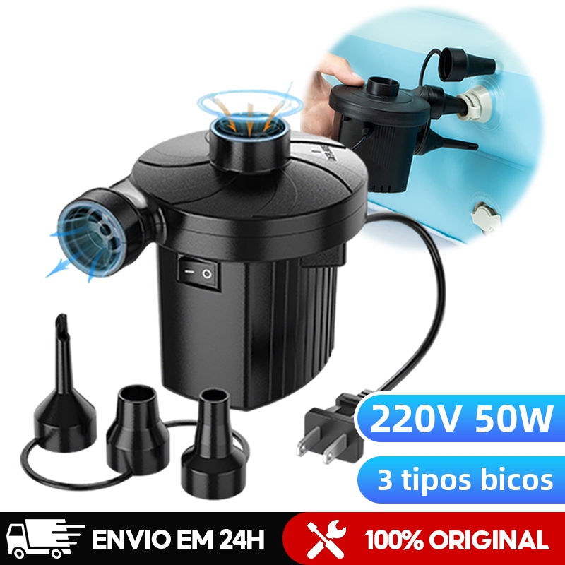 Bomba Elétrica Pneumática Para Secar E Encher Co