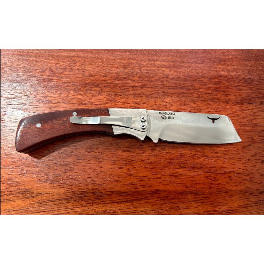 Canivete de Aço Inox Dobrável  Tático e Cabo Ma