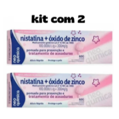 Pomada Nistatina + Óxido de Zinco 60g com Ação 