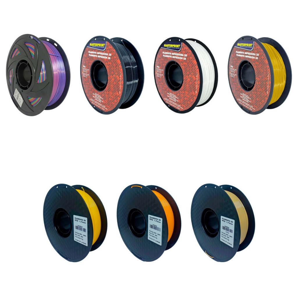 Filamento PETG Impressão 3D Premium 1Kg 1.75mm FD