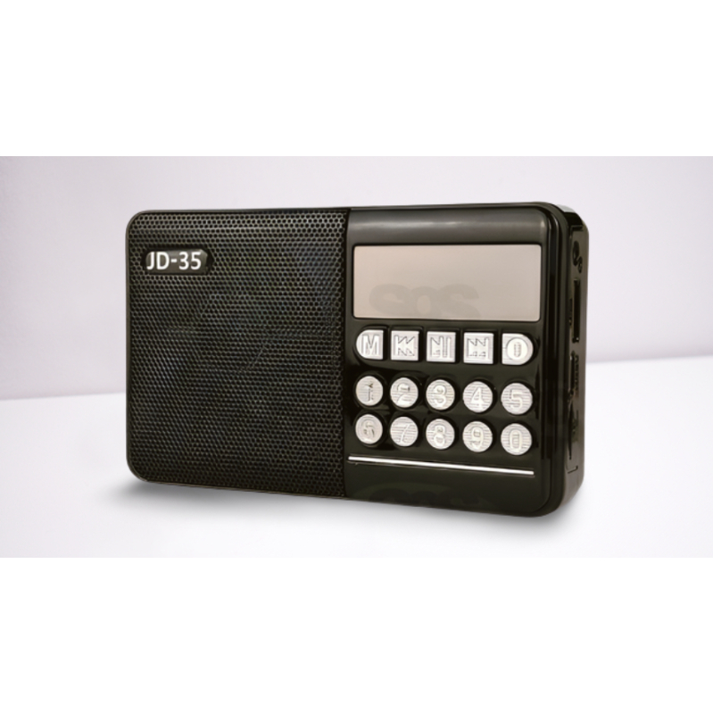 Mini Rádio Fm Portátil Bluetooth com Display dig