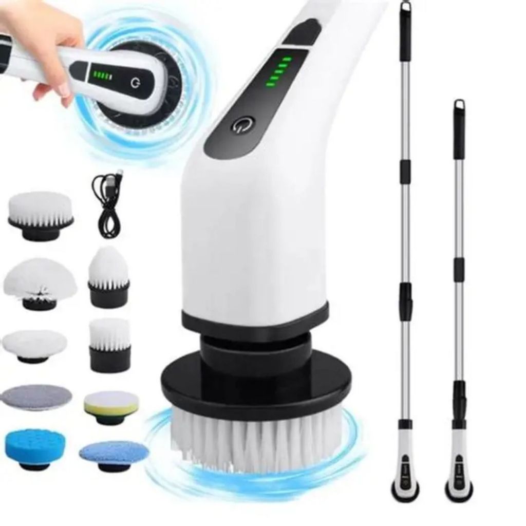 Esfregão Elétrico 9 Em 1 Sem fio Escova De Limpe