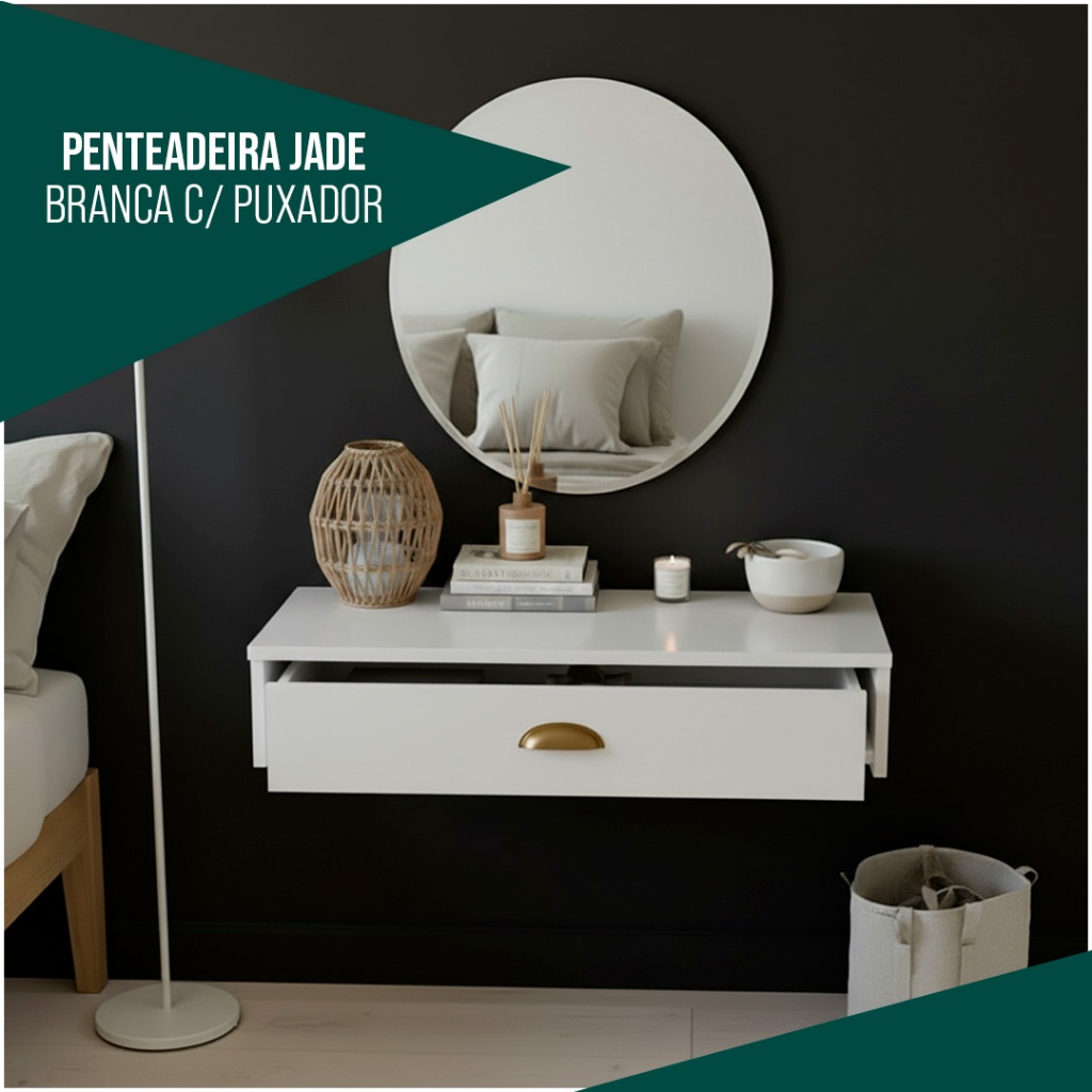 Penteadeira Suspensa com Gaveta Multifuncional Maq