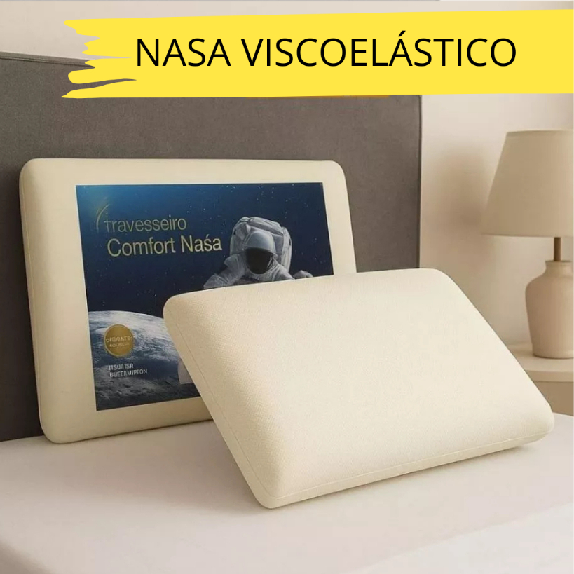TRAVESSEIRO NASA COMFORT 01 PÇ VISCOELASTICO ANTI