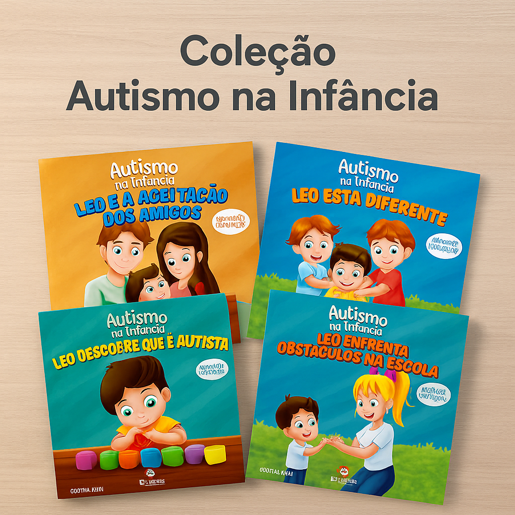 Kit 4 Livros Infantil Autismo na Infância Educati