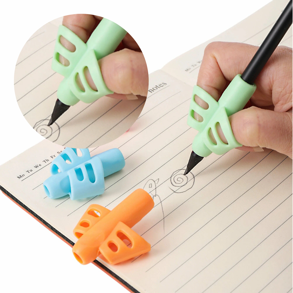 Kit 3 Adaptador de Escrita Infantil, Adaptador de