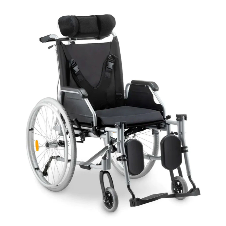 Cadeira de Rodas Reclinável D700 Dellamed Em Alum