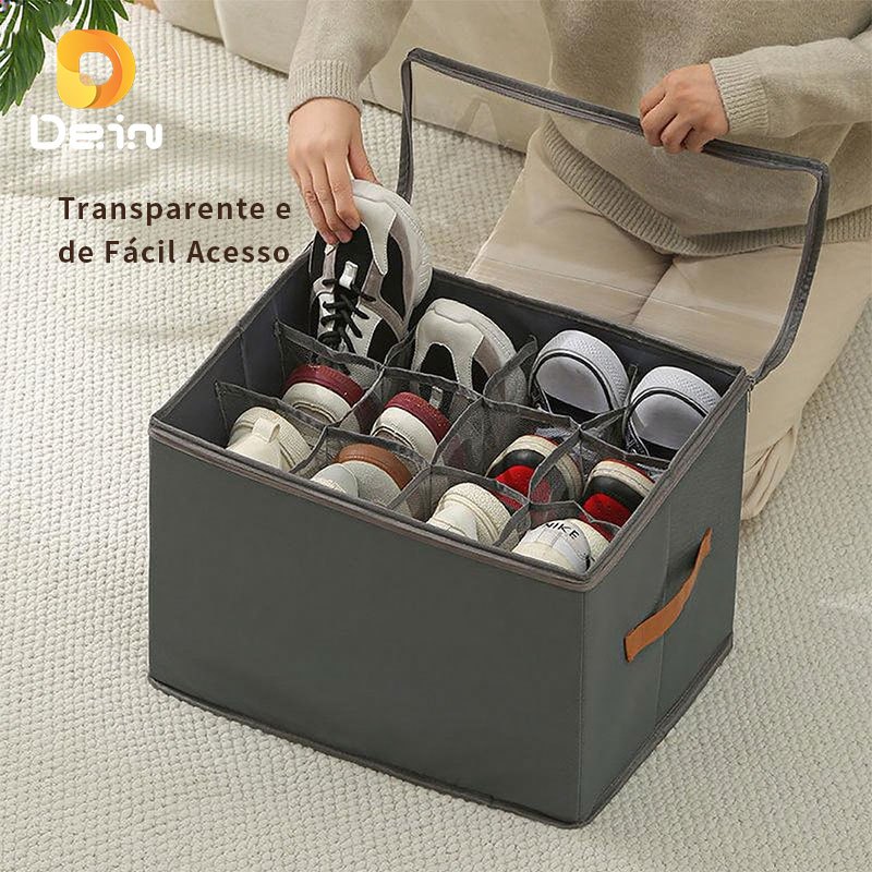 Caixa Organizadora 6 Pares de Sapato 43x32x30cm |