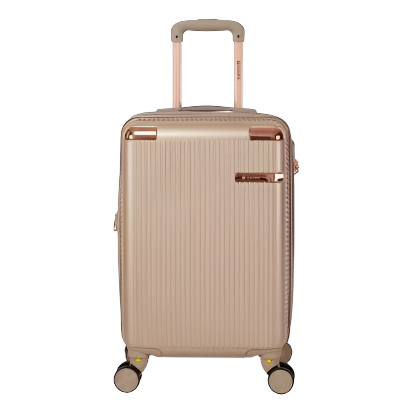 Mala De Viagem Mala De Bordo Mala 10kg Dourado Meg