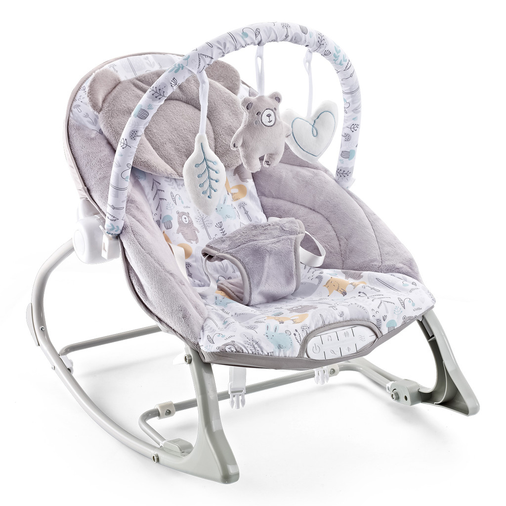 Cadeira de Descanso Bebê Musical FunTime Teddy CZ