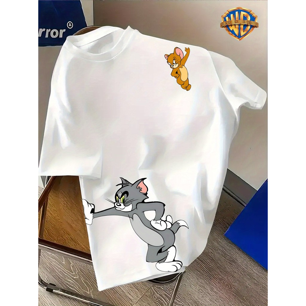 Camiseta Oficial. Tom E Jerry – Unissex Mang