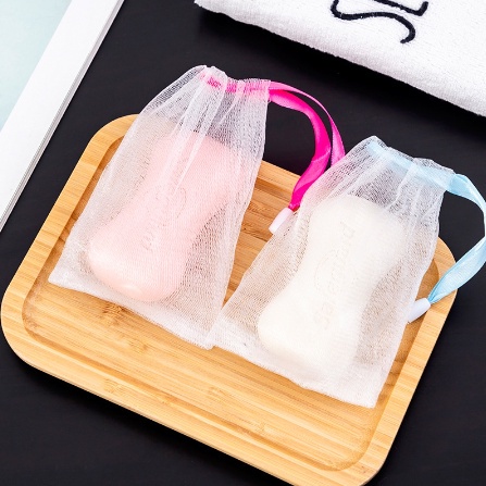 Rede De Espuma Para Banho Saquinho Esfoliante Port