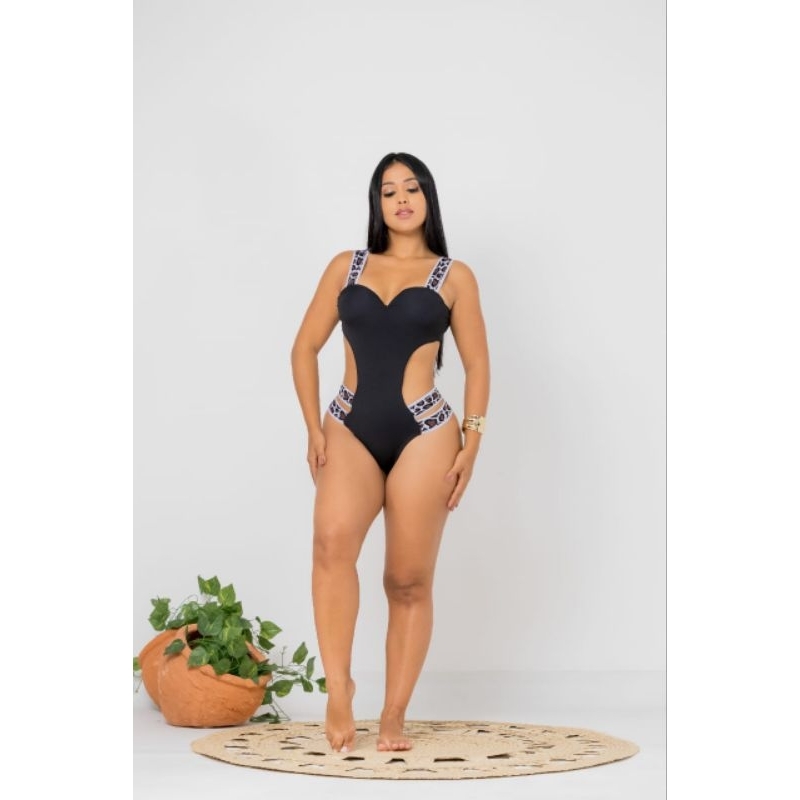 Lançamento de verão body com elástico moda femi