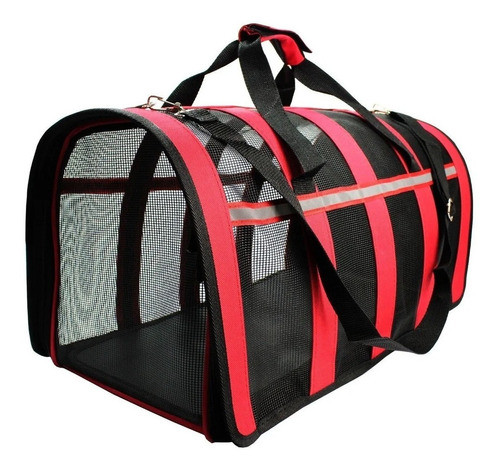 Bolsa Mala Transporte Pet Cães Gatos 7kg PRETO