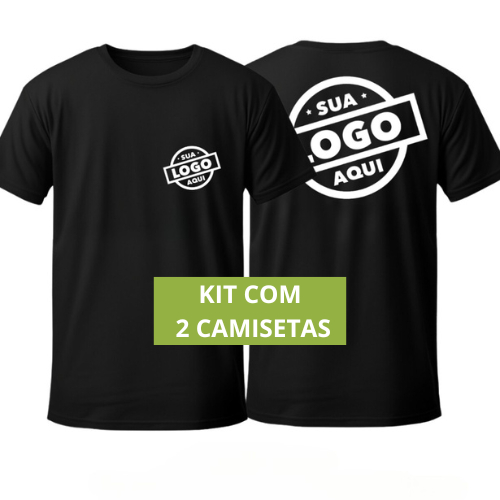 KIT 2 Camisetas Personalizadas Uniforme Com Sua Lo