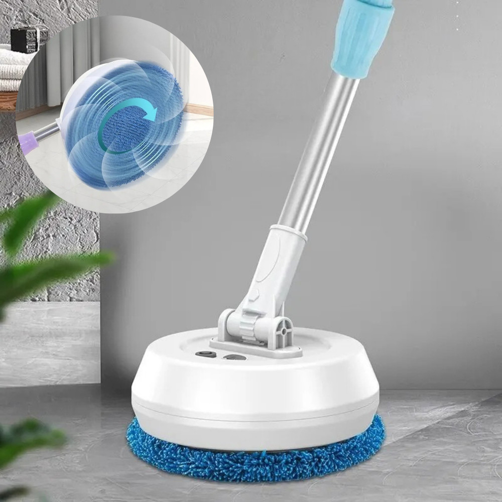 Mop Elétrico Recarregável Multiuso 180° Seco e 