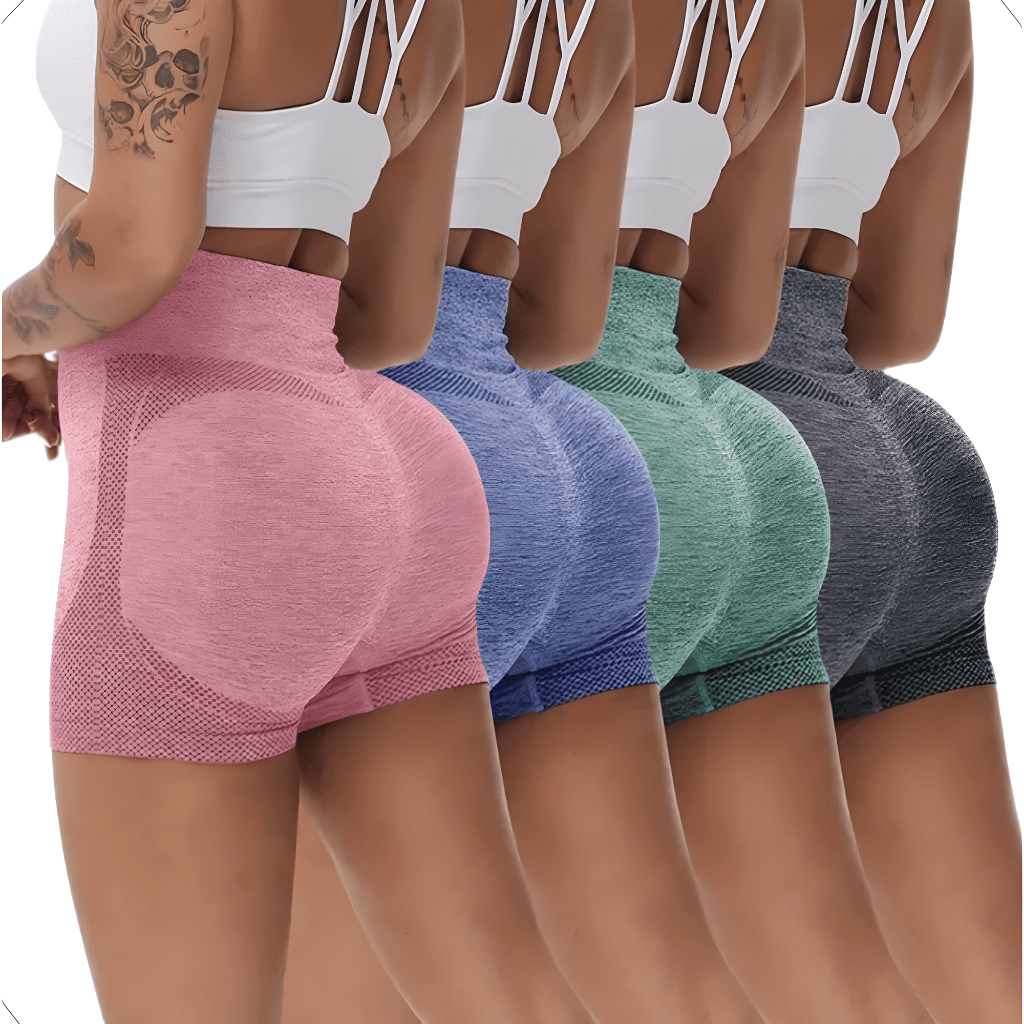 Kit 4 ou 1 Short Legging Feminino Levanta Bumbum S