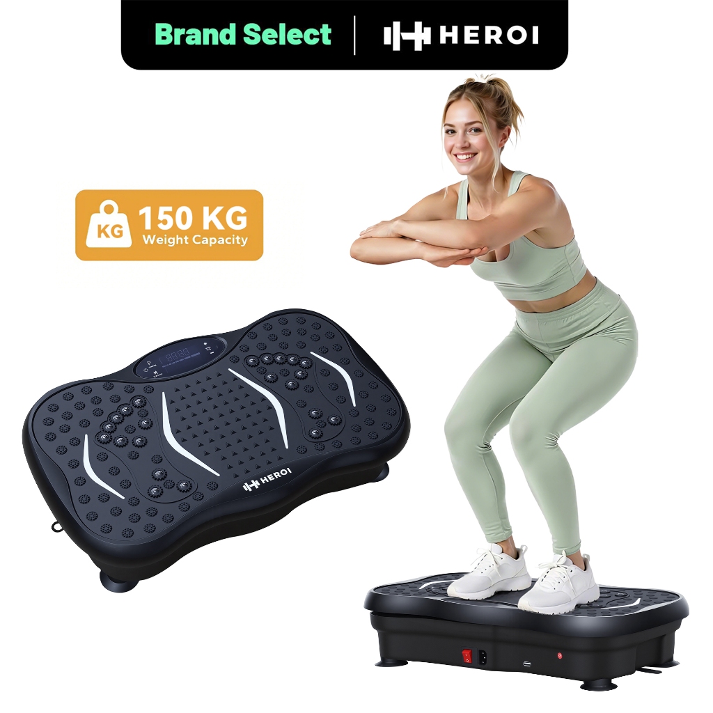 HEROI Plataforma Vibratória 127V/220V Exercício 