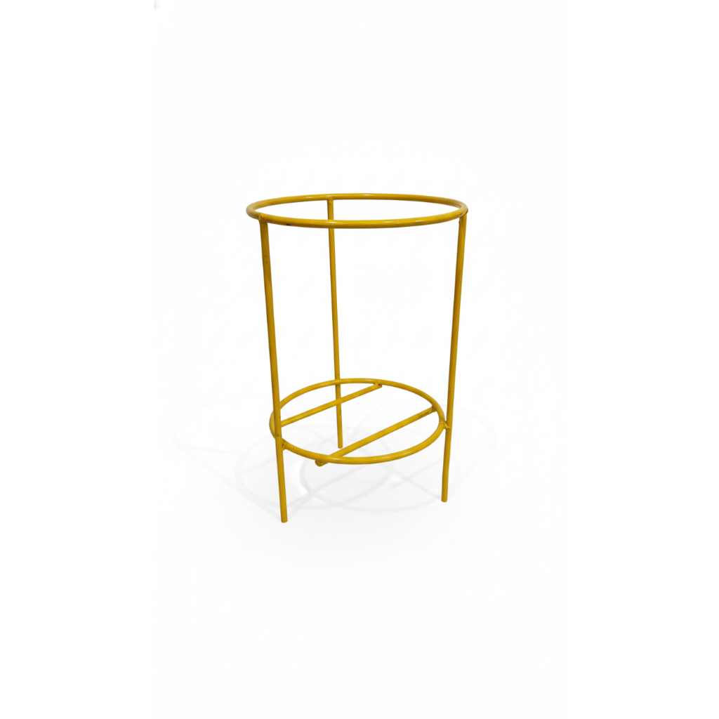 Suporte  Extintor Chão Solo Tripé Bicromatizado 