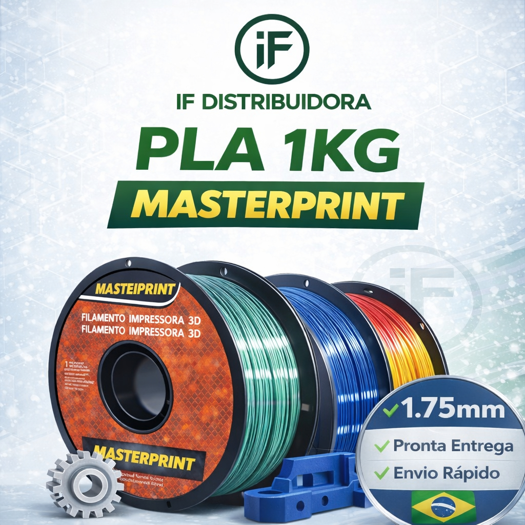 Filamento PLA MasterPrint Premium 1Kg 1.75mm Alta 