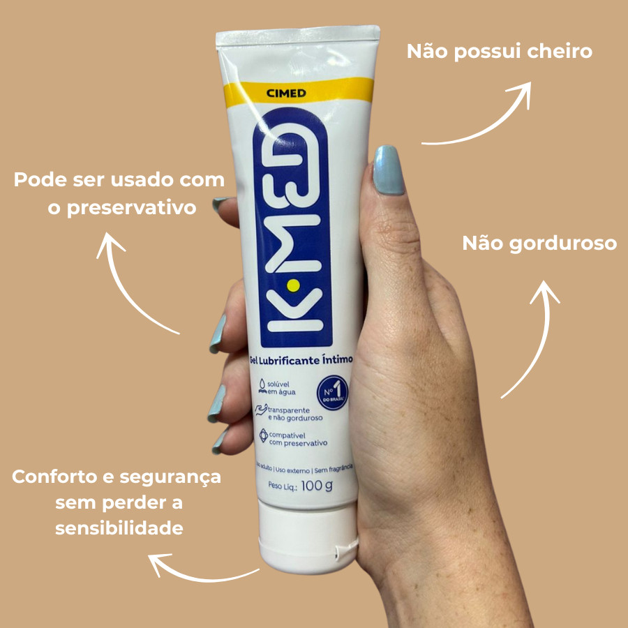 Gel Lubrificante Íntimo K-Med 100g Kmed