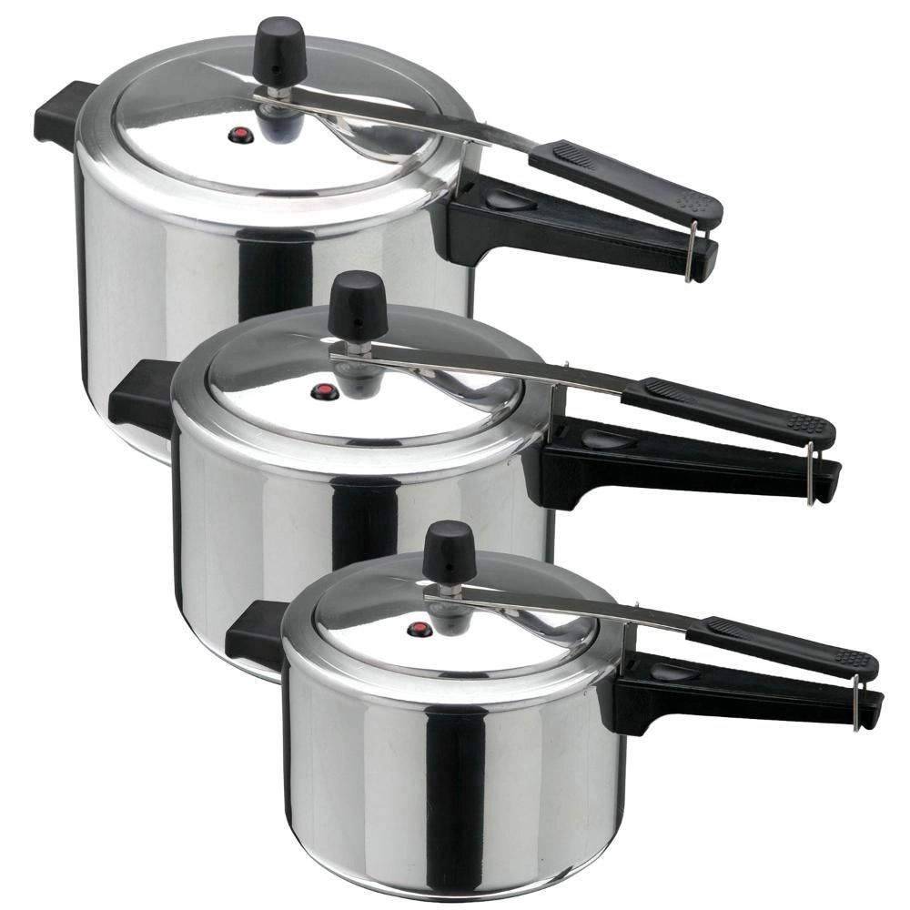 KIT 3 PANELAS PRESSÃO ( 3 LITROS 4,5 LITROS E 7 L