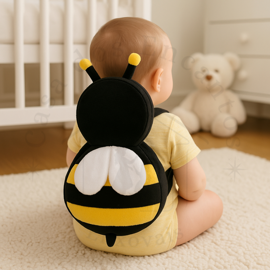 Mochila Almofada Protetora de Cabeça e Costas par