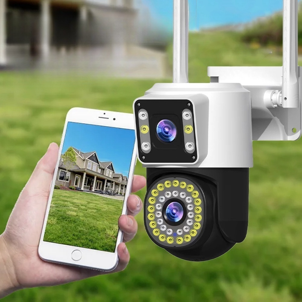 Câmera IP66 Fixa 2 em 1 ICSEE – Lente Dupla