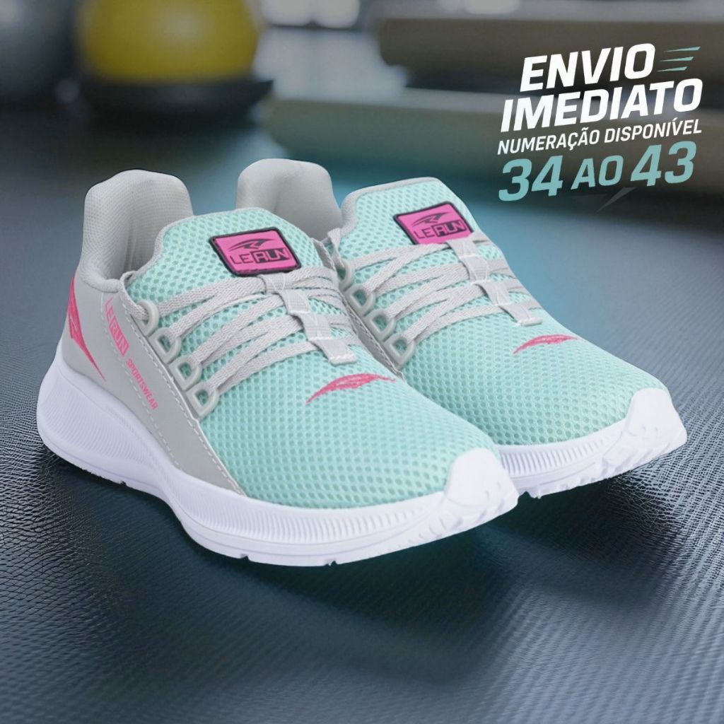 Tênis Unissex Esportivo Academia Corrida Confort�