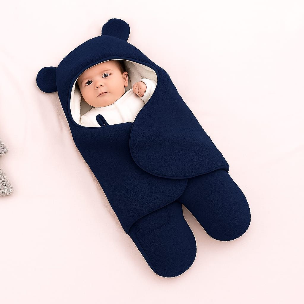 Saco De Dormir Luxo Para Bebe Dupla Face Pra Mater