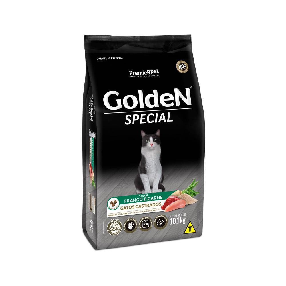 Ração Golden Special Premium para Gatos Castrado