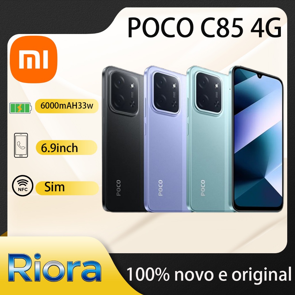 Celular xiaomi original POCO C85 4G Versão Global