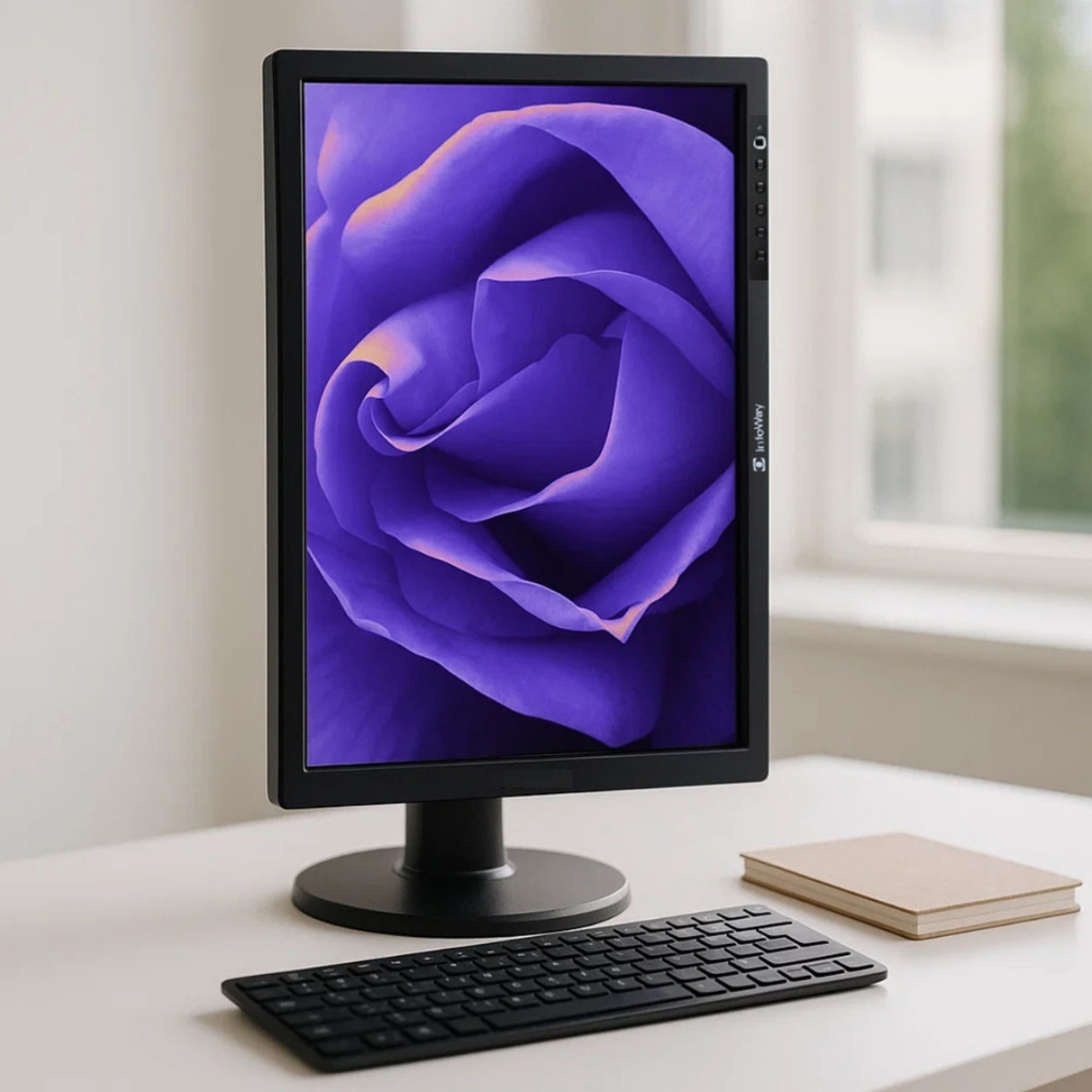 Monitor 19 Polegadas Para Leitura Design Ilustraç