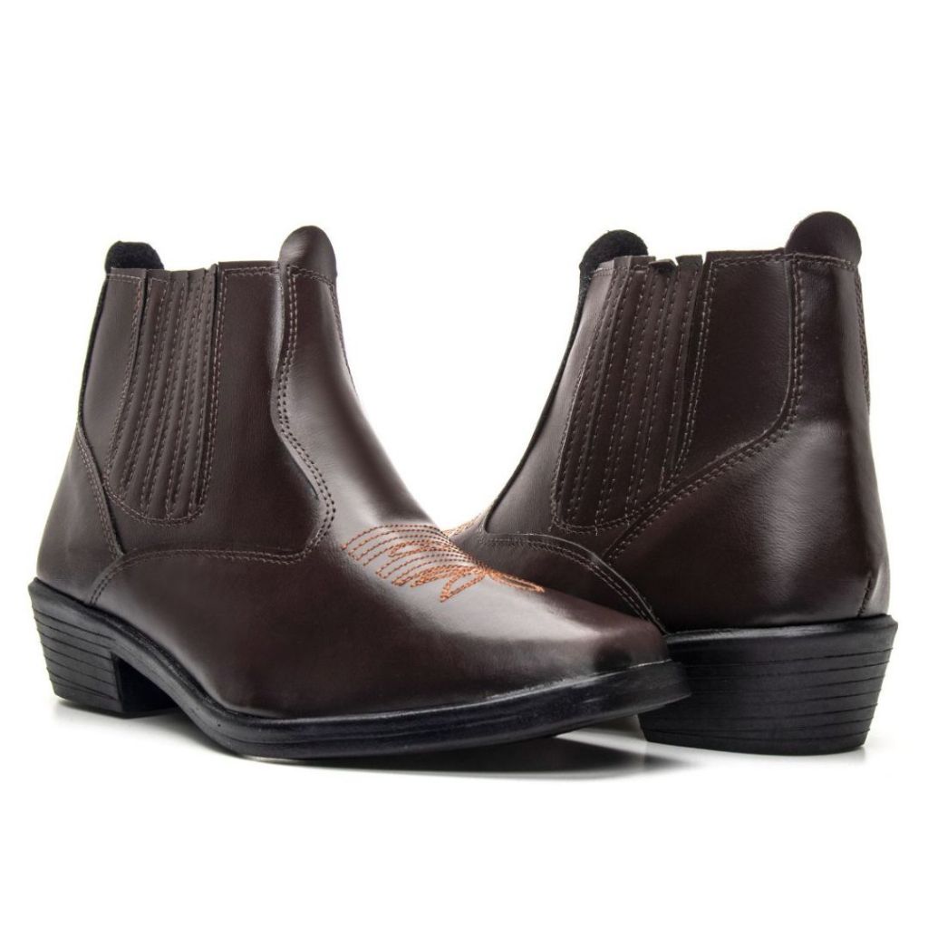 Sapato Masculino Bota Country Botina Roça Sapato 