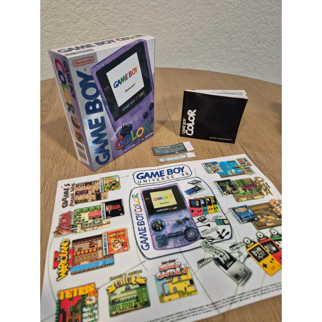 Caixa Game Boy Color Atomic Purple / roxo ransluci