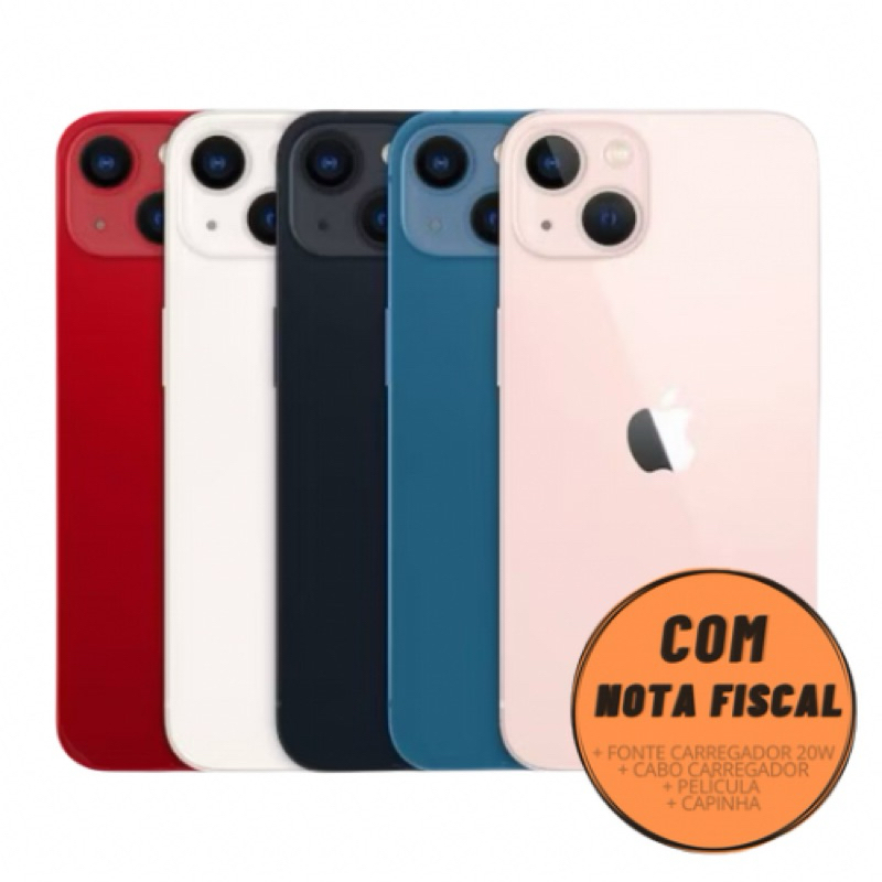 Celular iPhone 13 (128GB) (256GB) 100% Original Ap