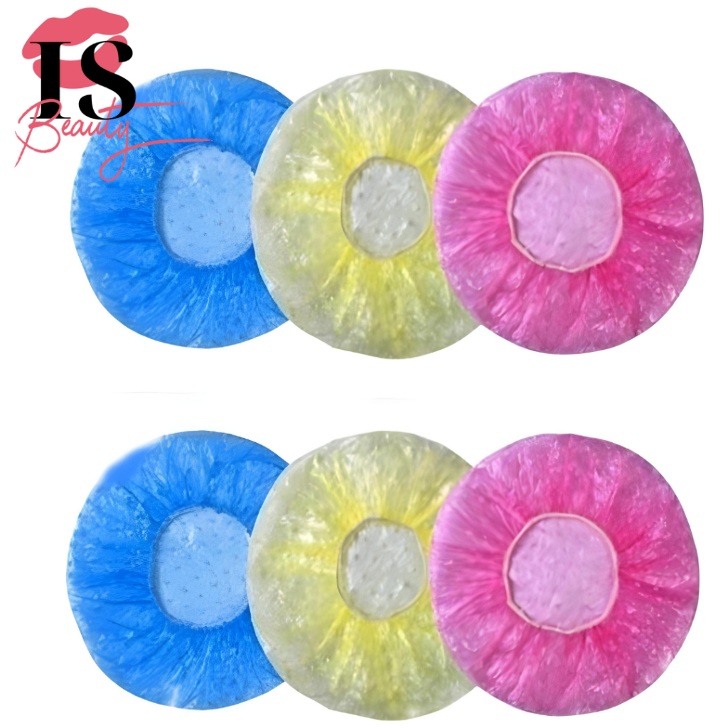 Kit 6 Toucas De Banho Plástico Reutilizável à P