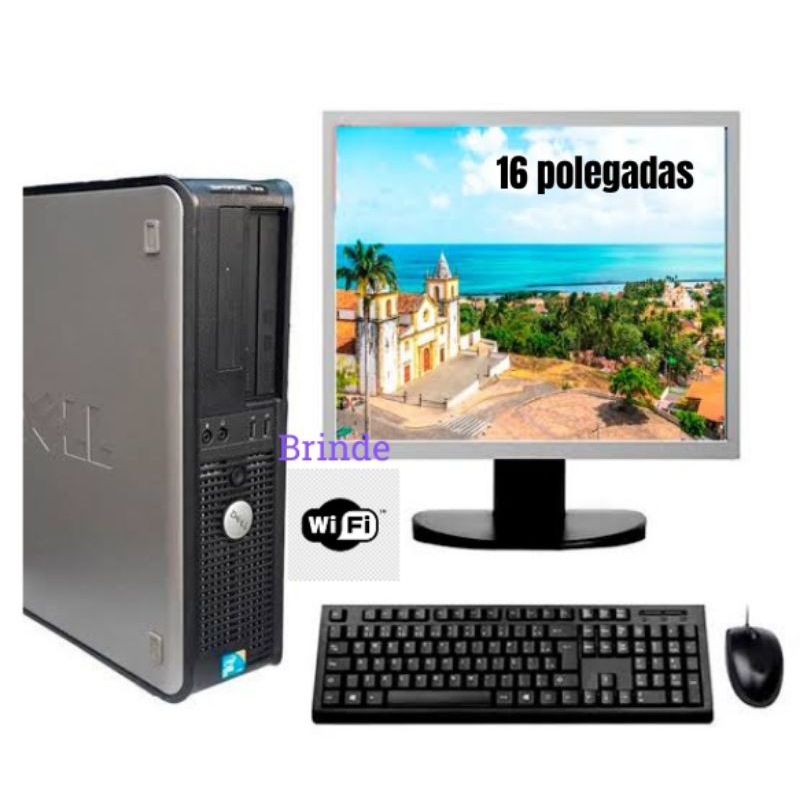 computador optpllex 380 Dell core 2 duo ddr3 HD 50