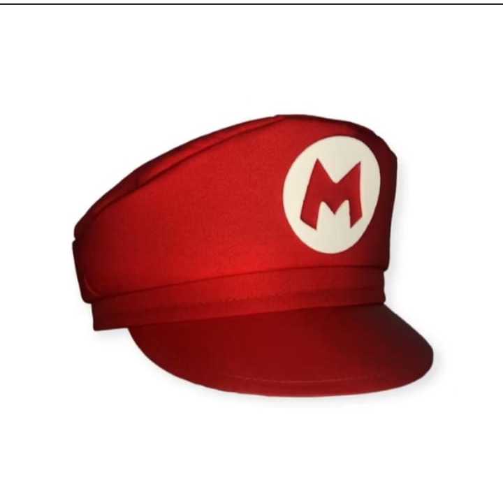 Quepe Super Mario Bros INFANTIL Luxo / Boina / Cha