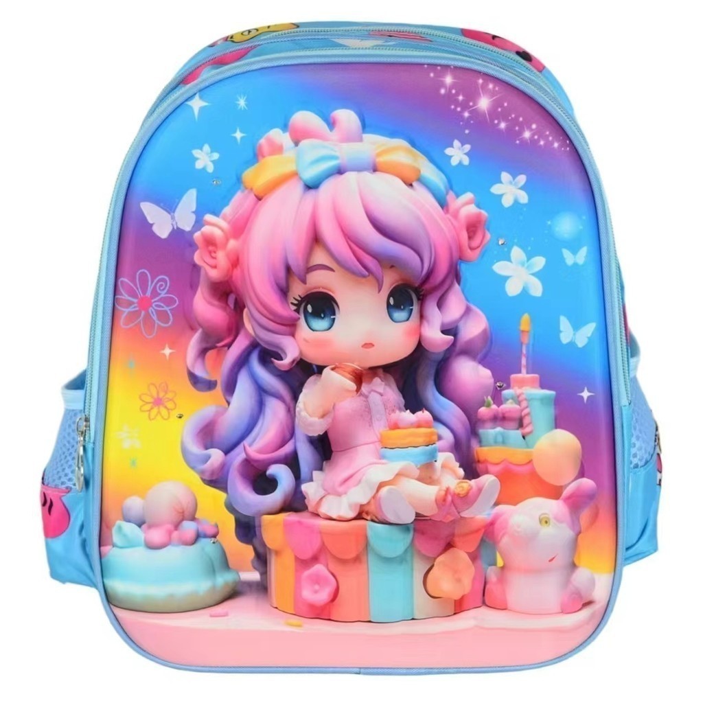 Mochilas escolares infantis, meninos e meninas, mo