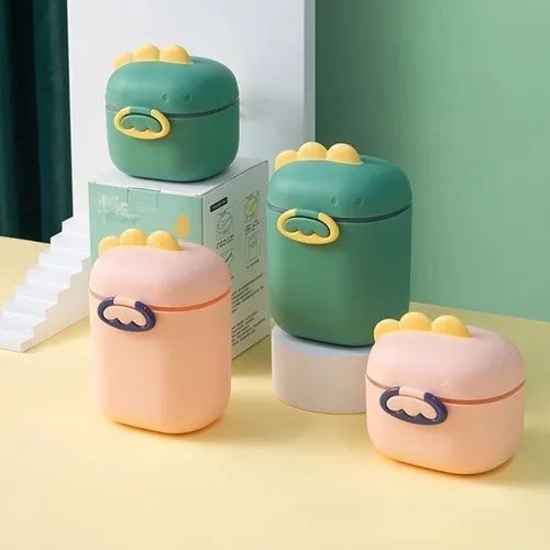 Porta Leite Em Pó Infantil Portátil Com Dosador 