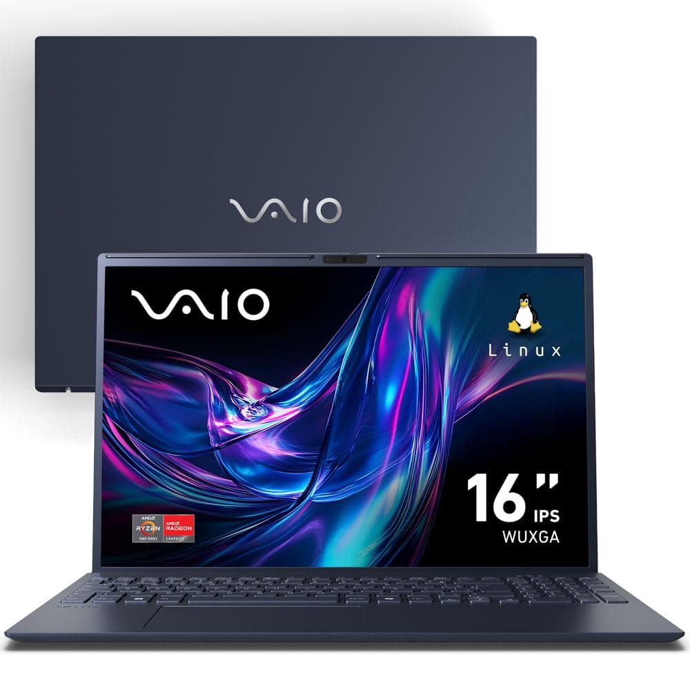 Notebook VAIO FE16 AMD® Ryzen 7-5825U Linux 32GB 